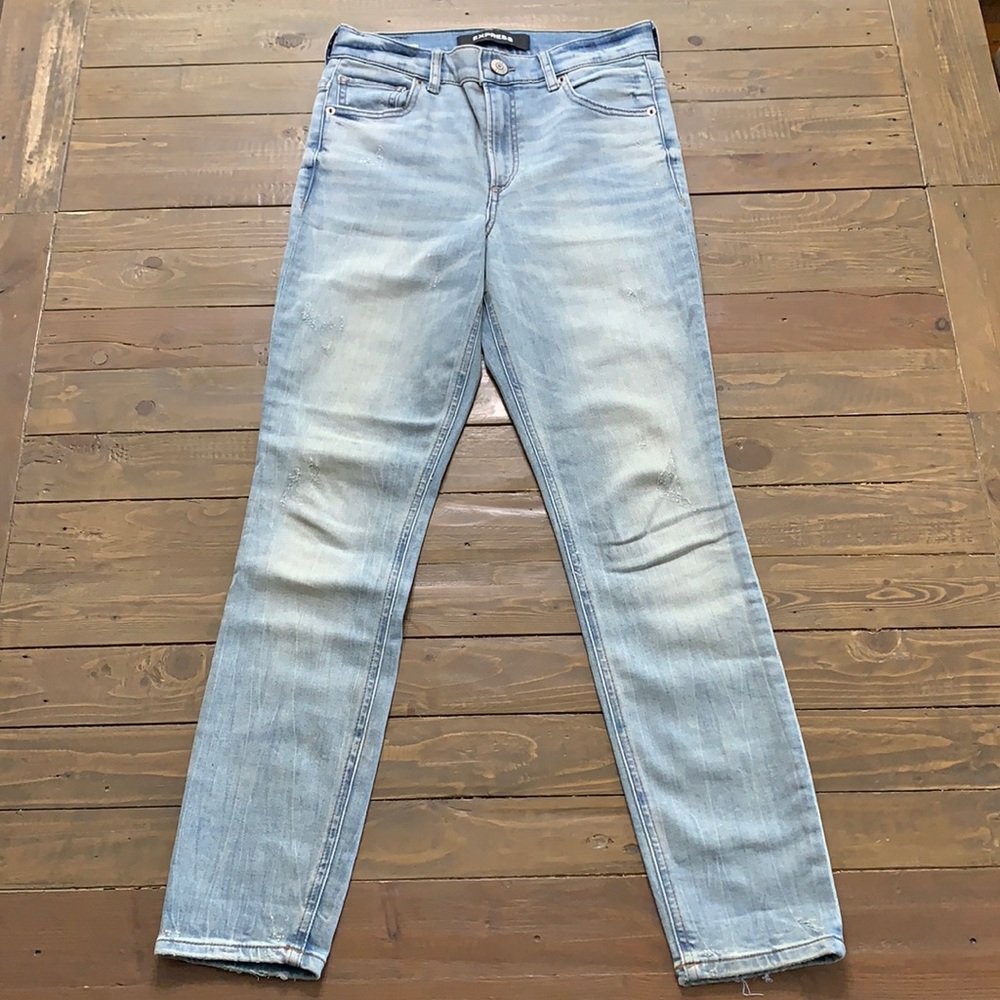 Express High Rise Jean Ankle Leggings